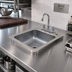 Thumbnail image #2 for John Boos Pro-Bowl 1-Compartment Drop-In Stainless Steel Hand Sink with 10 x 14 x 5 Bowl