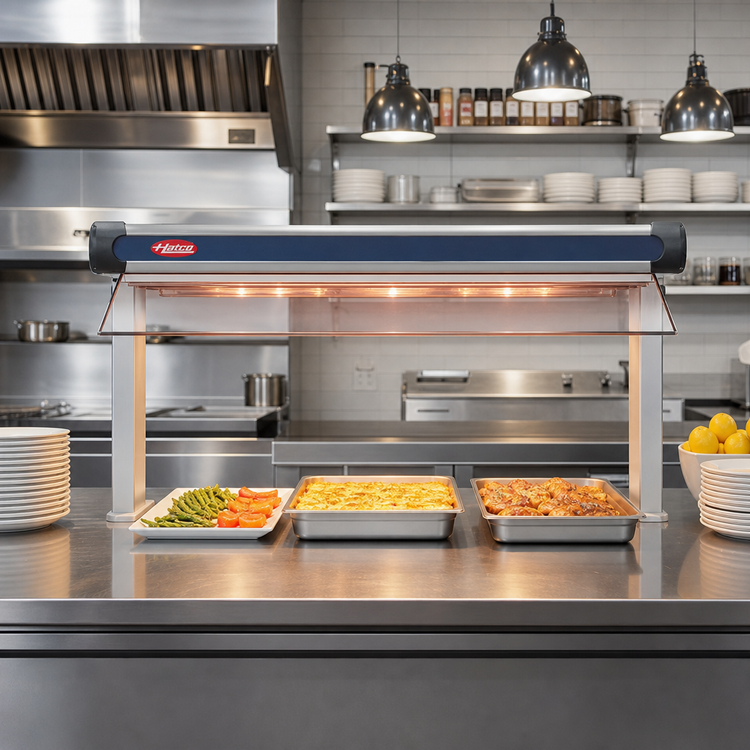 Product image #2 for Hatco Glo-Ray Designer Dual Infrared Strip Heater, 51-1/2-Inch W, 3-Inch Spacing, 1600W