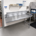 Thumbnail image #2 for Advance Tabco 59 x 30-Inch Straight Clean Stainless Steel Dish Table with 10-1/2-Inch Backsplash, Right-Side Attachment