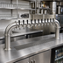 Thumbnail image #2 for Krowne 10-Faucet Pass-Through Glycol-Cooled Beer Tower, Brushed Stainless Steel