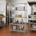 Thumbnail image #2 for Eagle Group 4-Tier Chrome Wire Shelving Starter Unit, 24 x 18 x 63 Inches