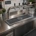 Thumbnail image #2 for Perlick 6000 Series 48-Inch Surface-Mount Drainer with Center Rinser