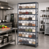 Thumbnail image #2 for Quantum Heavy Duty Stationary Wire Shelving Unit, 36