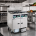 Thumbnail image #2 for Solstice Reduced Oil Volume Electric Dual Fryer System with Built-In Filter Drawer, 2 x 30 lb. Tanks