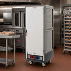 Thumbnail image #2 for Metro C5 Insulation Armour C539-MFS-L-GY Mobile Full-Height Heated Holding & Proofing Cabinet, Moisture Control, 35 Full-Size Pan Capacity