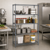 Thumbnail image #2 for Quantum 60-Inch W x 24-Inch D x 63-Inch H Gray Epoxy Stationary Wire Shelving Starter Kit