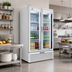 Thumbnail image #2 for Beverage Air Marketeer Two-Section Reach-In Glass Door Refrigerated Merchandiser, 39-1/2-Inch, White