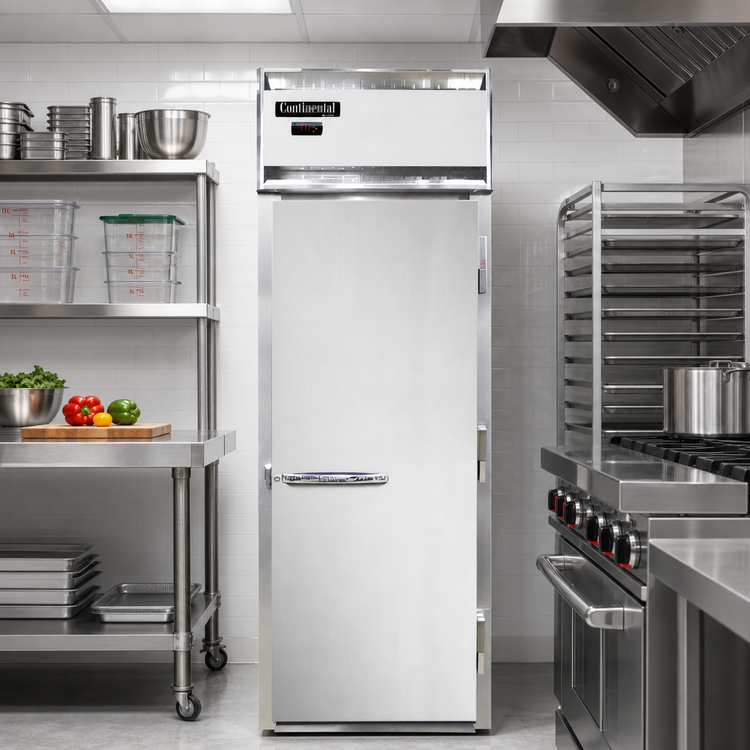 Product image #2 for Continental Refrigerator Designer Line DL1WI-SS-E One-Section Roll-In Extra-High Warmer