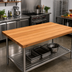 Thumbnail image #2 for John Boos Appalachian Red Oak Edge Grain Island Countertop, 60 x 38 x 1.5 Inches, Oil Finish