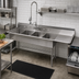 Thumbnail image #2 for John Boos Pro-Bowl 4-Compartment Stainless Steel Sink with 24-Inch Right-Hand Drainboard, 12-Inch Deep Bowls