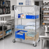 Thumbnail image #2 for Quantum Clear Vinyl Wire Cart Cover for 18 x 72 x 63 Inch Carts with Zipper Flap