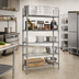 Thumbnail image #2 for Eagle Group Valu-Master 5-Tier Wire Starter Shelving Unit, 30 x 18 x 74 Inches, Pewter Gray Epoxy Finish