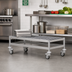 Thumbnail image #2 for Fermostock Mobile Aluminum Dunnage Rack with Casters, 52