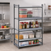 Thumbnail image #2 for Cambro Camshelving Basics Plus 4-Tier Solid Stationary Starter Unit, 18