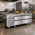 Thumbnail image #2 for 60-Inch Self-Contained Refrigerated Drawer Base with Flat Top