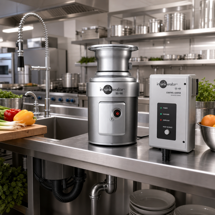 Product image #2 for InSinkErator SS-100™ Complete Food Waste Disposer Package with 12-Inch Bowl and CC-101 Control Center