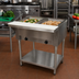 Thumbnail image #2 for Advance Tabco Triumph (Supreme) 2-Well Electric Hot Food Table with Sealed Wells, Cutting Board, and Open Base, 120V