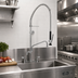 Thumbnail image #2 for Fisher Stainless Steel 8-Inch Backsplash Pre-Rinse Unit with Add-On Faucet and 12-Inch Swing Spout