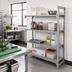 Thumbnail image #3 for Camshelving Premium 4-Shelf Solid Add-On Polymer Shelving Unit, 30