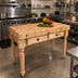 Thumbnail image #3 for John Boos Cucina Rustica 48-Inch x 24-Inch End Grain Butcher Block Work Table with 2 Drawers