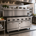 Thumbnail image #2 for Wolf Challenger XL 72-Inch Gas Restaurant Range with 12 Open Burners and 2 Convection Ovens