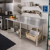 Thumbnail image #2 for Sapphire Manufacturing 120-Inch x 24-Inch Stainless Steel Work Table with 5-Inch Backsplash