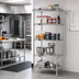 Thumbnail image #2 for EAGLEbrite 5-Tier Stationary Starter Wire Shelving Unit, 24 x 21 x 74 Inches, Zinc Finish