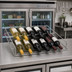 Thumbnail image #2 for Beverage-Air Flat Chrome Wine Rack Accessory for MMR49, Holds 12 Bottles