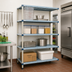 Thumbnail image #2 for MetroMax Q 48 Inch W x 18 Inch D x 63 Inch H 4-Shelf Add-On Polymer/Wire Shelving Unit