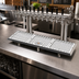 Thumbnail image #2 for Perlick C18000 Series 39 Inch Surface-Mount Drip Tray with Glass Rinser for Brew Pipe Towers
