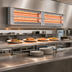 Thumbnail image #2 for Hatco Glo-Ray 84-Inch Lighted Double Infrared Strip Heater, Aluminum, 3420 Watts