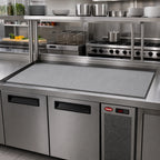 Thumbnail image #2 for Hatco CSSBFX-36-F 36-Inch Simulated Stone Built-In Flush-Top Refrigerated Shelf with Electronic Control for Remote Refrigeration