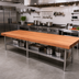 Thumbnail image #2 for Boos Block American Cherry Edge Grain Kitchen Countertop, 120 x 42 x 2-1/4 Inch, Oil Finish