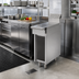 Thumbnail image #2 for Garland Cuisine 12-Inch Heavy-Duty Stainless Steel Spreader Cabinet with Open Base and 7-Inch Backguard
