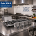 Thumbnail image #2 for Duke WW-6 6-Well Electric Waterless Drop-In Hot Food Well