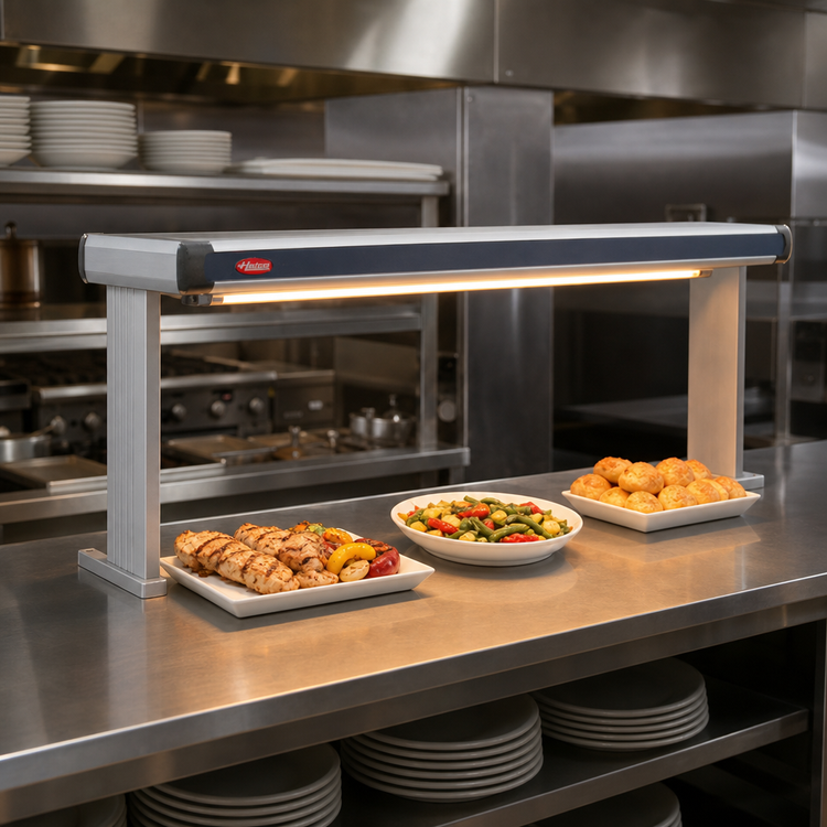 Product image #2 for Hatco Glo-Ray Designer Dual Strip Heater with Lights, 45-1/2-Inch Wide, Aluminum, 1.53 kW