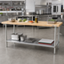 Thumbnail image #2 for Advance Tabco Hard Maple Top Work Table with Adjustable Undershelf, 96 x 24 Inches