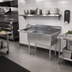 Thumbnail image #2 for Sapphire Manufacturing 56-3/5-Inch 2-Compartment Stainless Steel Sink with Left Drainboard