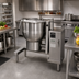 Thumbnail image #2 for Groen DH-40C 40 Gallon Gas Tilting Steam Jacketed Kettle, Classic Controls
