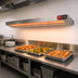 Thumbnail image #2 for Nemco 60-Inch Single Lighted Infrared Strip Heat Lamp, 240V