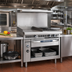 Thumbnail image #2 for Imperial Spec Series 36-Inch Gas Griddle and Open Burner Combination Range with Open Cabinet Base