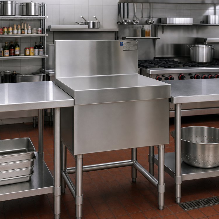 Product image #2 for Eagle Spec-Bar 6-Inch Wide x 19-Inch Deep Stainless Steel Sink Filler Board