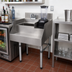 Thumbnail image #2 for Advance Tabco Special Value Series Underbar Blender Station with Dump Sink, 18-Inch Wide, Deck-Mount Faucet, 120V GFI Receptacle