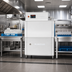 Thumbnail image #2 for Blakeslee RC44 D High-Temp Electric Floor Model Conveyor Dishwasher, Single Tank, 212 Racks/Hour