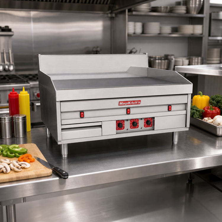 Product image #2 for Magikitch'n MKE-24-ST 24-Inch Electric Countertop Griddle