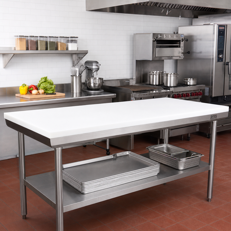 Product image #2 for John Boos 60-Inch x 36-Inch x 1/2-Inch Reversible Poly Replacement Work Table Top