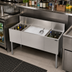 Thumbnail image #2 for Krowne Royal Series 48-Inch Underbar Center Combination Ice Bin with Dual Bottle Wells, 74 lb. Capacity
