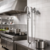 Thumbnail image #2 for T&S Brass Wall-Mount Pot Filler Faucet with 68-Inch Flexible Stainless Steel Hose and Hook Nozzle, 8-Inch Centers
