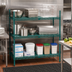 Thumbnail image #2 for QuadPLUS 60-Inch x 18-Inch Green Vented Polymer Shelf Mat with QuadTruss Wire Frame