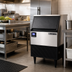 Thumbnail image #2 for Maxx Ice Digital Undercounter Half Dice Cube Ice Maker With Bin